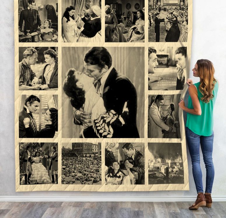 Love In Gone With The Wind Album Collection Quilt Blanket Bedding Set