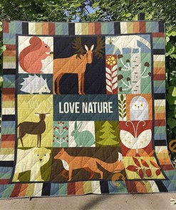 Love Nature Quilt Blanket Bedding Set