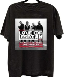 Love Of Lesbian The Belasco Tour T-Shirt