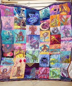 Love, Peace And Yoga Quilt Blanket Bedding Set Np116