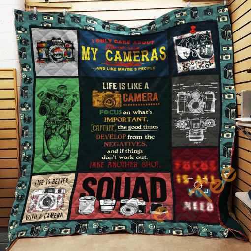 Love Photography Quilt Blanket Bedding Set