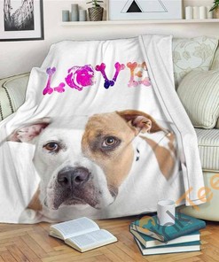 Love Pits Sherpa Fleece Blanket Gifts for Family, for Couple