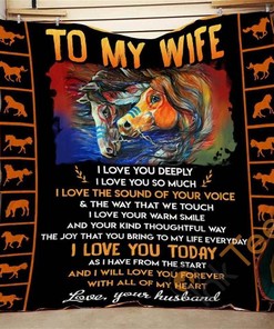 Love-Filled To My Wife Quilt Blanket Bedding Set