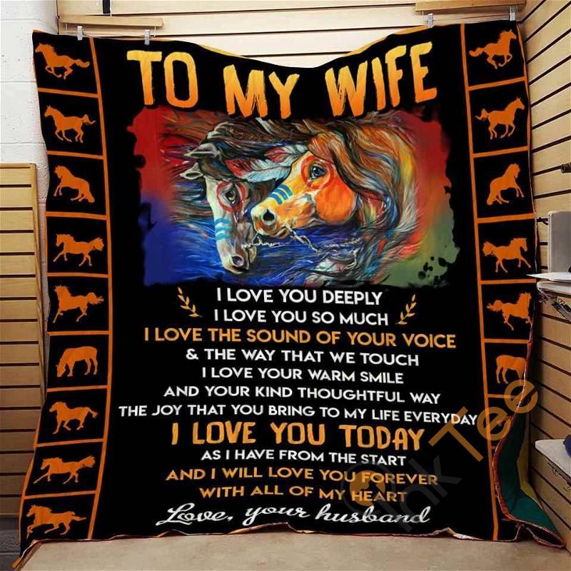 Love-Filled To My Wife Quilt Blanket Bedding Set