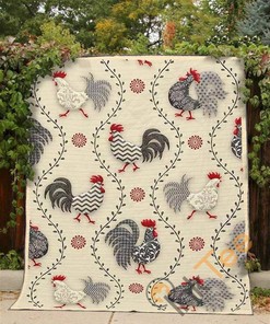Lovely Chicken Quilt Blanket Bedding Set