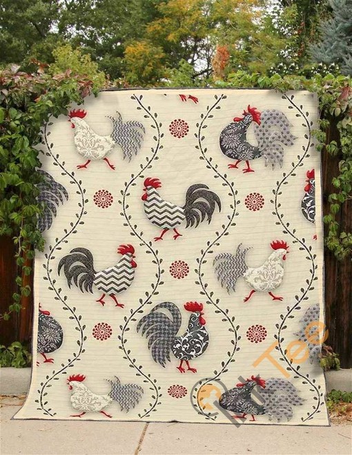 Nighty Love Chicken Quilted Blanket NCU0TH861 main image 1