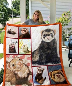 Lovely Ferret Ferret Quilt Blanket Bedding Set