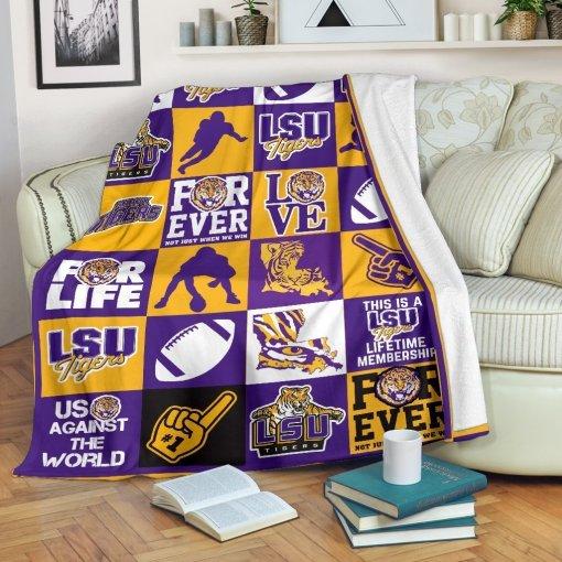 Lsu Tigers Against The World Premium Blanket for Home Décor