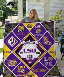Lsu Tigers Champions Quilt Blanket