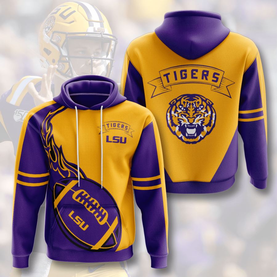 Lsu Tigers Custom Sport All Over Print Hoodie 3D