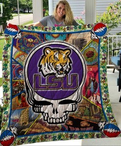 Lsu Tigers Quilt Blanket Bedding Set Gifts for Fans