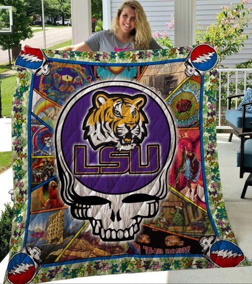 Lsu Tigers Quilt Blanket Bedding Set Gifts for Fans
