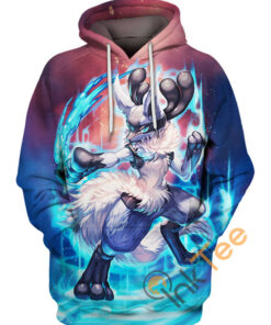 Lucario Pokemon Hoodie 3D