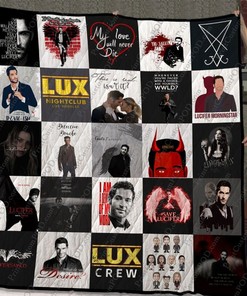 Lucifer Lux For Fans Quilt Blanket Bedding Set