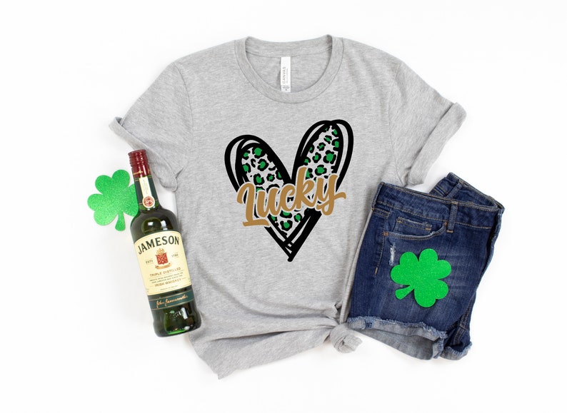 Lucky Leopard Shirt, Saint Patricks Day Shirt, St Paddys Day Shirt, Saint Patricks Day Family Matching Shirt - Image 2