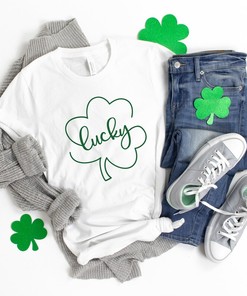 Lucky Shirt, St. Patrick's Day Shirt, Lucky Shamrock Shirt, Patrick's Day Gift, Patrick's Day Family Matching Shirt, Drinking Shirt