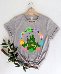 Lucky St Patrick Day Shirt, Happy Go Lucky Rainbow, Shamrock Shirt, St.Pattys Shirt, Irish Shirt, Shenanigans Drinking Shirt, Family Tee