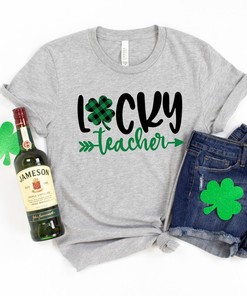 Lucky Teacher Shirt, Saint Patricks Day Shirt, St Paddys Day Shirt, Leprechaun Shirt, Saint Patricks Day Teacher Shirt