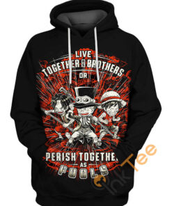 Luffy Ace And Sabo Hoodie 3D