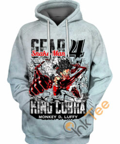 Luffy King Cobra Hoodie 3D