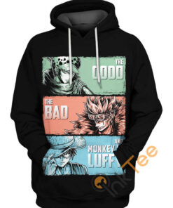 Luffy Law And Eustass Kid Hoodie 3D