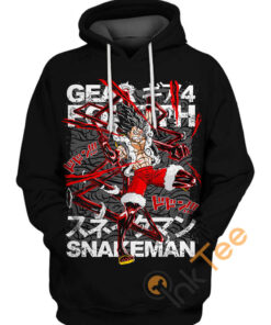 Luffy Snakeman Hoodie 3D