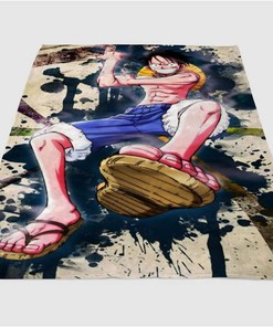 Luffy Wallpapers Sherpa Fleece Blanket Gifts for Family, for Couple