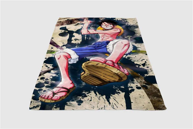 Luffy Wallpapers Sherpa Fleece Blanket Gifts for Family, for Couple