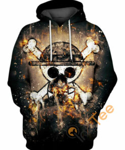 Luffy?s Fire Fist Hoodie 3D