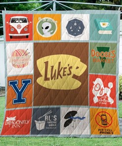 Luke's Gilmore Girls For Fans Quilt Blanket Bedding Set