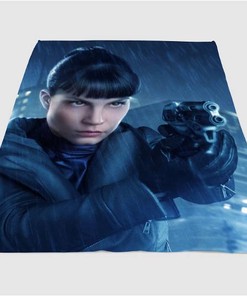 Luv Blade Runner 2049 Sherpa Fleece Blanket Gifts for Family, for Couple
