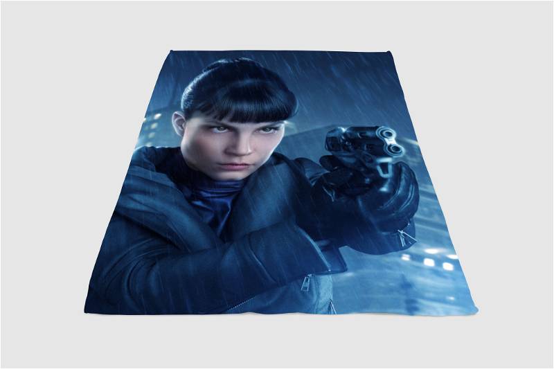 Luv Blade Runner 2049 Sherpa Fleece Blanket Gifts for Family, for Couple