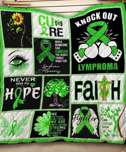Lymphoma Awareness Quilt Blanket Bedding Set Thb823