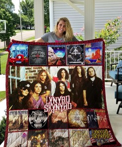 Lynyrd Skynyrd Albums Quilt Blanket Bedding Set For Fans New