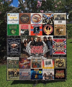 Lynyrd Skynyrd All Albums Quilt Blanket Bedding Set