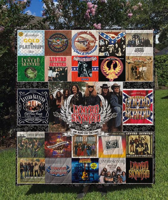 Lynyrd Skynyrd All Albums Quilt Blanket Bedding Set