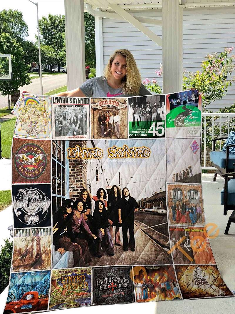 Lynyrd Skynyrd Quilt Blanket Bedding Set Gifts For Fans