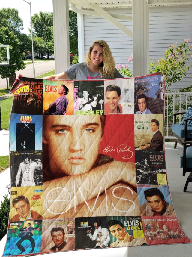 Lyrics Elvis Presley For Fans Collection Quilt Blanket