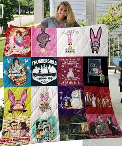 M1206 Quilt Blanket Bedding Set BobS Burgers