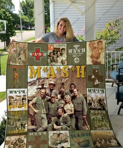 MASH TV Show Vintage Quilt Blanket Bedding Set