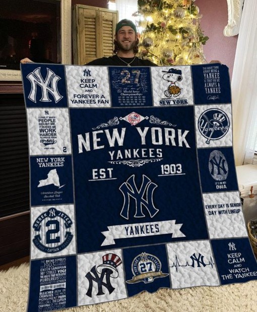 MLB New York Yankees Quilt Blanket Bedding Set