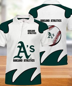 MLB Oakland Athletics 3d Print Casual Summer Short Top Branding Trends 3D Polo Shirt