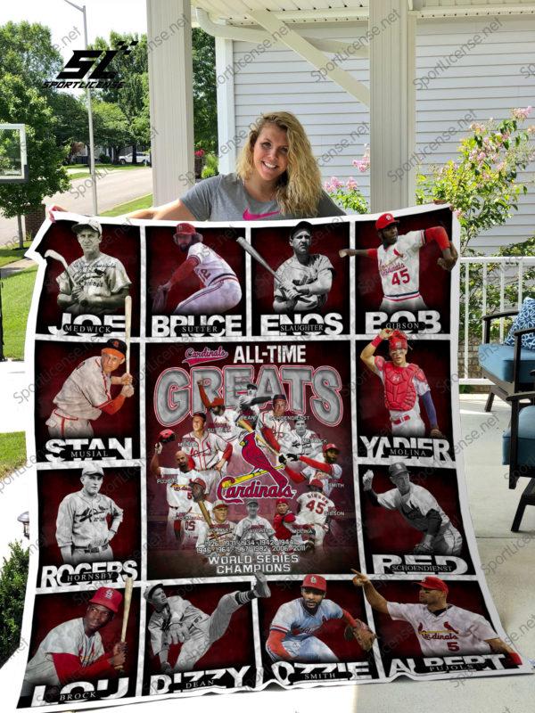 MLB St. Louis Cardinals Quilt Blanket Bedding Set