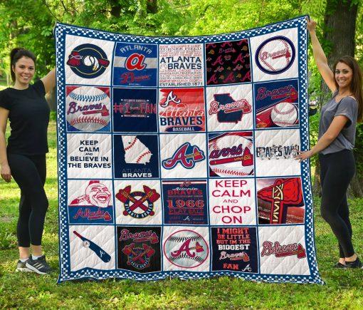 MLB Team Atlanta Braves Quilt Blanket