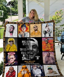 Mac Miller Tribute Thank You For The Memories Quilt Blanket Bedding Set