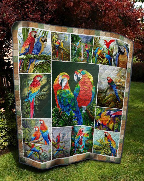 Macaw Cg2403 Quilt Blanket Bedding Set for Home Décor