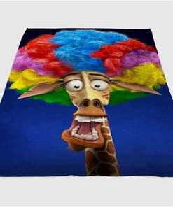 Madagascar Most Wanted Sherpa Fleece Blanket Gifts for Family, for Couple
