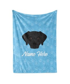Magical Unicorn - Personalized Custom Blanket With Child's Name Sherpa Fleece Blanket Gifts for Family, for Couple