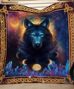 Magical Wolf Quilt Blanket Bedding Set for Home Décor