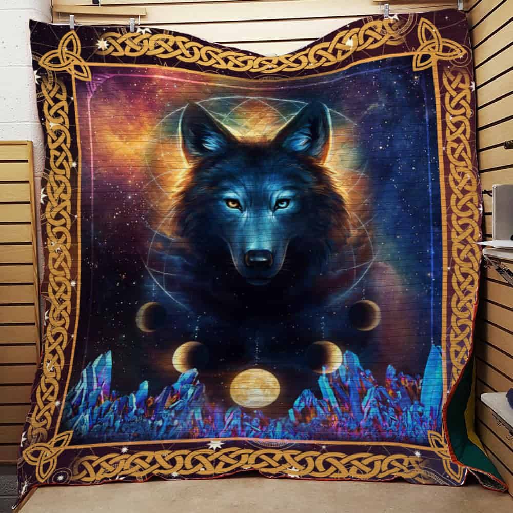 Magical Wolf Quilt Blanket Bedding Set for Home Décor